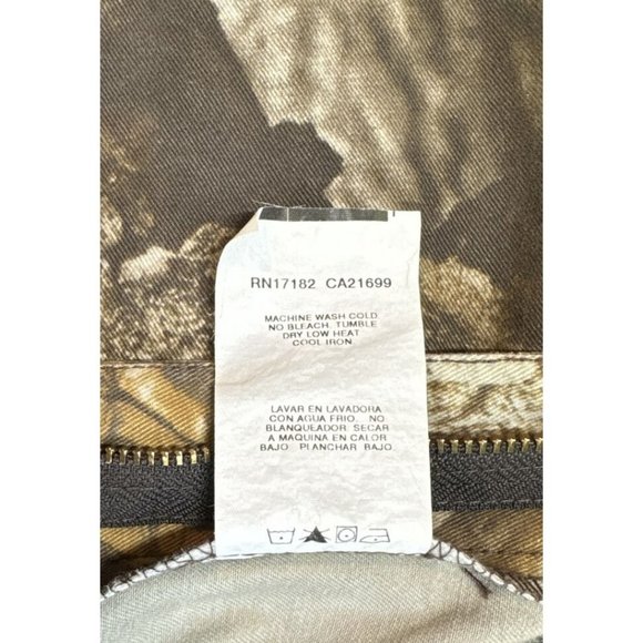 Walls Camo Pants Mens 34x32 Reinforced Hunting Advantage Timber Cargo Adjustable - Picture 13 of 15